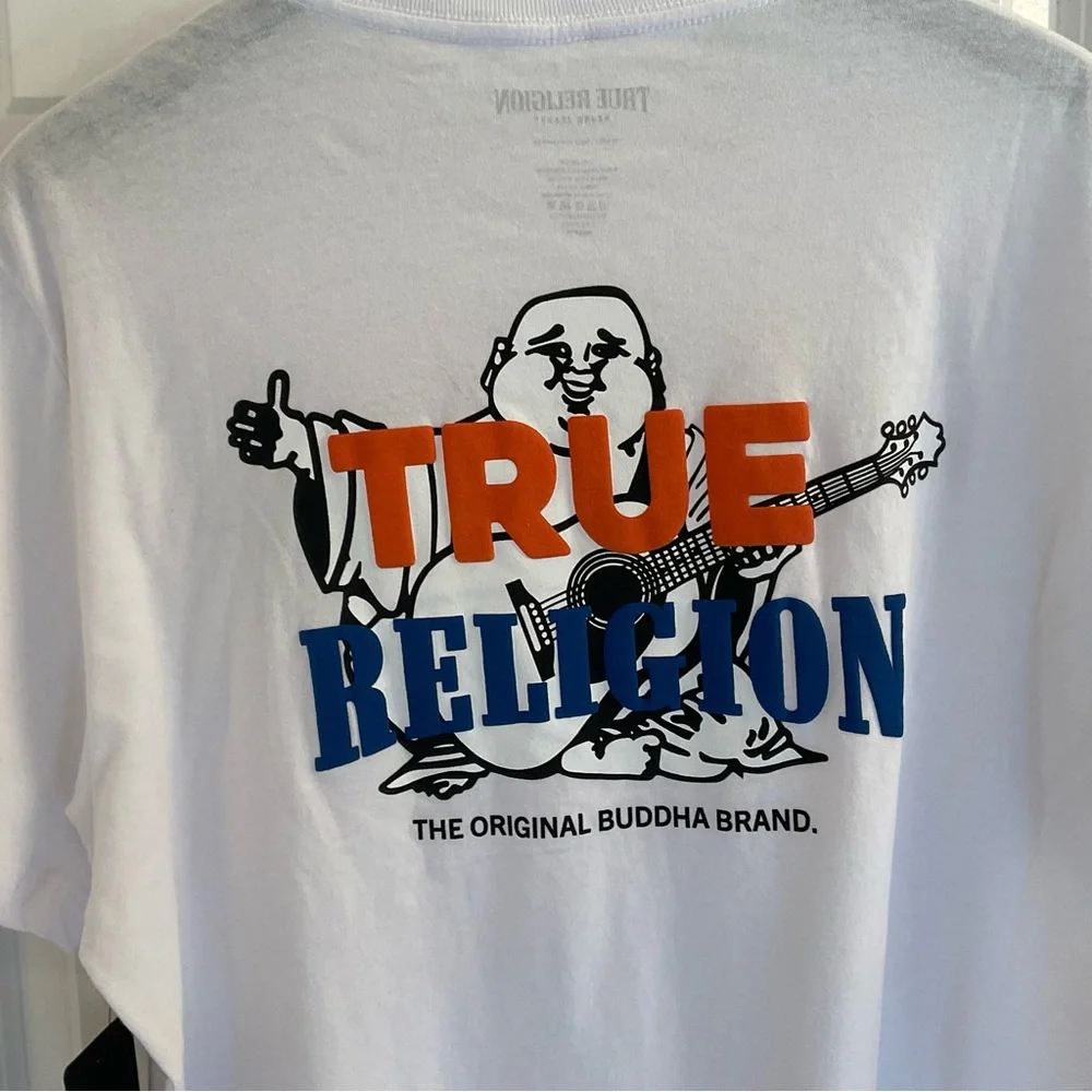 True Religion Buddha Tee - NWT - Size XL - White